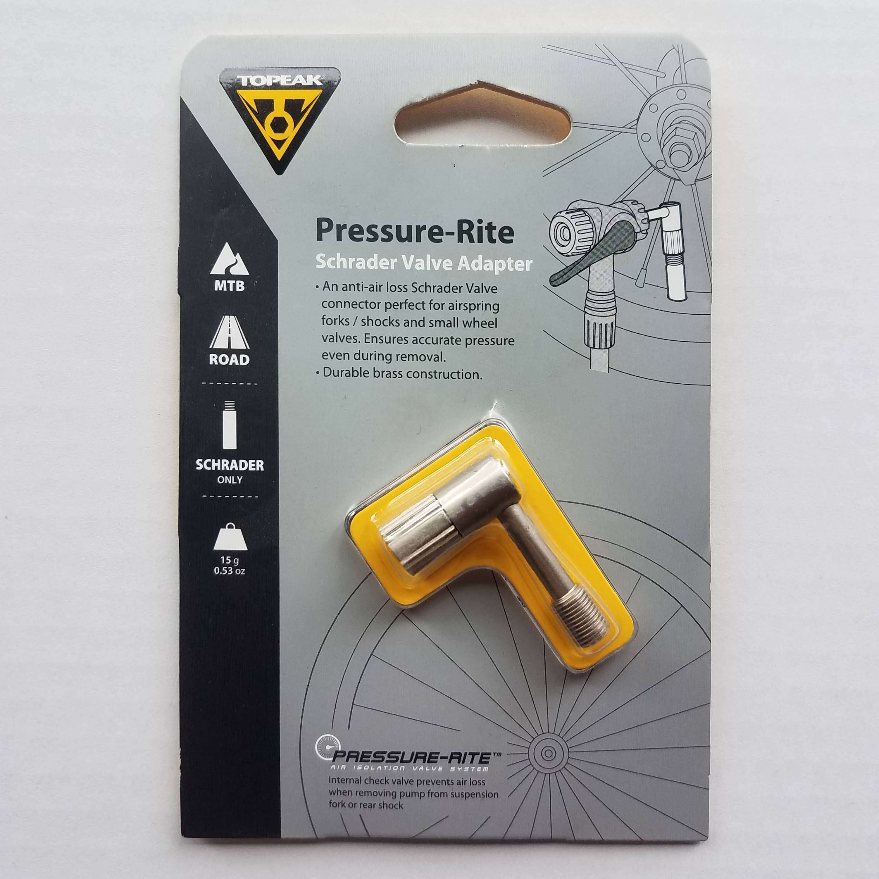 Topeak Pressure-Rite Schrader Valve Adapter – IttyBittyBikeShop
