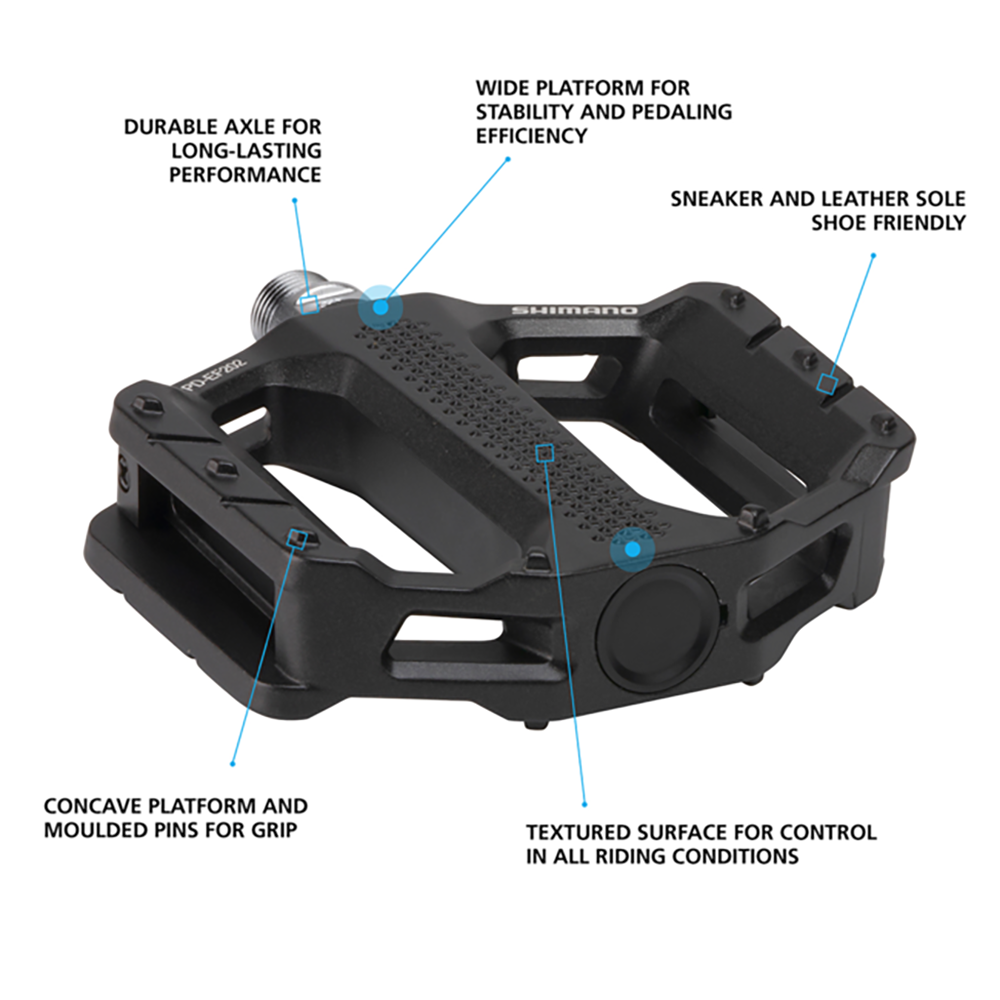 Shimano - Flat Pedals (PD-EF202)