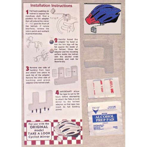 Bike Peddler - Take a Look Helmet Adaptor