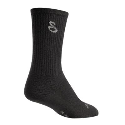 SockGuy - Tall Black Socks (Turbo Wool)